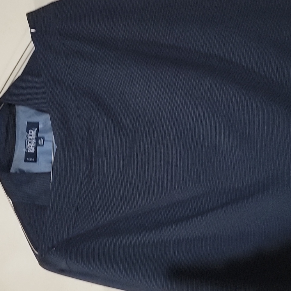 Navy blue suit